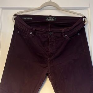 Lucky Brand Purple Brooke Legging Jeans